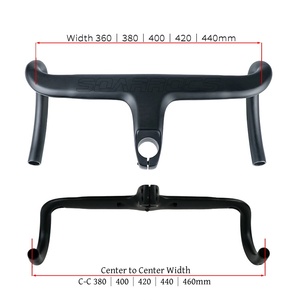 <span class=keywords><strong>Guidon</strong></span> de vélo de <span class=keywords><strong>route</strong></span> SOARROCS OEM avec potence de 28,6 mm, <span class=keywords><strong>guidon</strong></span> de vélo en <span class=keywords><strong>carbone</strong></span> courbé de 380/400/420 mm, câblage interne complet, pièce de vélo de <span class=keywords><strong>route</strong></span> - Product Image 3