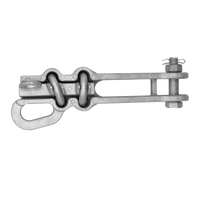 Collier de serrage droit haute résistance pour ligne électrique aérienne, tension nominale 190 kN