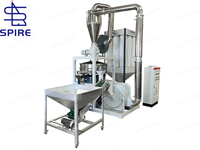 Broyeur Pulvérisateur PVC PE PP Haute Qualité et Haute Productivité avec Boîte de Vitesses, Moteur, Pompe et Roulement