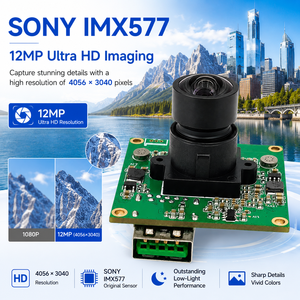 โมดูลกล้อง IMX577 12MP อินเทอร์เฟซ USB3.0 เซ็นเซอร์แบบซ้อน BSI สำหรับหุ่นยนต์และการมองเห็นอัจฉริยะ - Product Image 2