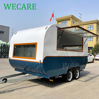 Wecare mini camion de restauration rapide van van de café hotdog burger chariot de nourriture conçoit remorque de nourriture mobile gratuit
