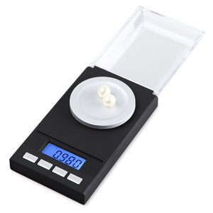 Portable Jewelry Scale 20g 0.001g Accuracy Mini Electronic Scale For Carat Weighing With Battery Power Rectangle Shape - Product Image 2