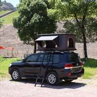 Carpa de Techo Rígida para Camping, Carpa de Techo para Auto de Cuatro Lados, Carpa Plegable de Doble Capa de ABS para SUV, Todoterreno, Camping Autónomo