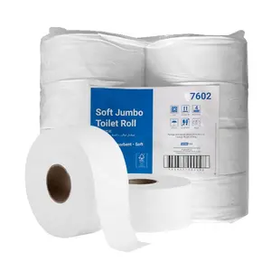 Commercial Bulk Pack Factory Supply Soft OEM / ODM Bathroom Mini Jumbo Roll Toilet Tissue