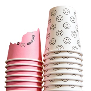 Disposable Custom Logo Double Wall Craft Paper <b>Cup</b> with Lids 8oz/12oz/16oz/200ml/24oz Eco-Friendly for Coffee & Boba Tea - Product Image 4