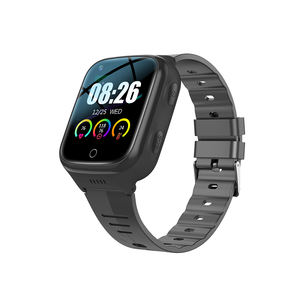Montre connectée pour personnes âgées avec bouton SOS, détection de chute, moniteur de fréquence cardiaque, GPS, IP67, design carré, pour la surveillance des parents - Product Image 6