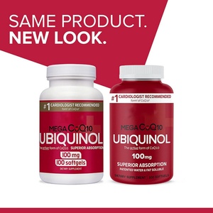 Suplemento de Coenzima Q10 para la Salud, Alta Absorción, Salud del Corazón, CoQ10 Ubiquinol, Cápsulas Blandas de Coenzima Q10 - Product Image 2