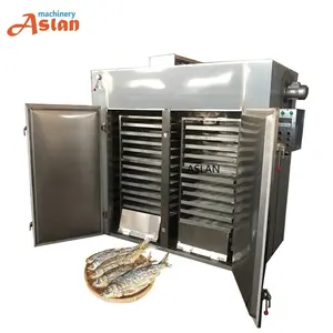 Mesin Pengering makanan industri pengering udara panas, mesin dehidrator buah sayuran ikan pengering Oven