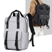 Sac à dos de voyage pour ordinateur portable, grande capacité, imperméable, en tissu Oxford, avec logo personnalisé, pour étudiants et loisirs en plein air