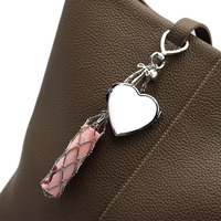Manna Vintage dessin animé à la mode métal maille filet maquillage miroir brillant à lèvres porte-rouge à lèvres sac breloque porte-clés promotionnel