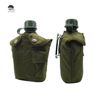 Sacs tactiques en plastique et sacs pour bouteilles d'eau, camping, sport, gourde de 1L avec pochette