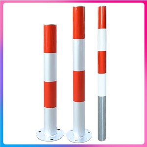 Poteau de signalisation réfléchissant en gros pour usine, barrière de circulation en PE et caoutchouc pour routes, parkings et chantiers - Product Image 3