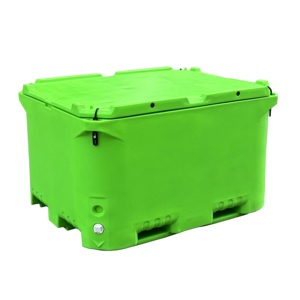 Conteneur isotherme en plastique <span class=keywords><strong>de</strong></span> 1000L avec couvercle épais et compresseur, réutilisable pour l'élevage <span class=keywords><strong>de</strong></span> poissons et <span class=keywords><strong>de</strong></span> tortues, idéal pour l'industrie et le transport <span class=keywords><strong>de</strong></span> denrées alimentaires - Product Image 3