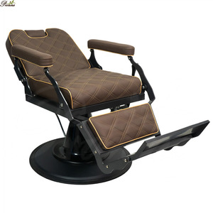 Fauteuil <span class=keywords><strong>de</strong></span> <span class=keywords><strong>barbier</strong></span> hydraulique professionnel classique robuste <span class=keywords><strong>de</strong></span> seconde main pour salon <span class=keywords><strong>de</strong></span> coiffure - Product Image 1
