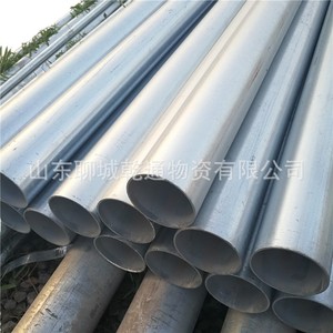 Tubería de Acero Galvanizado ERW, Redonda, Hueca, Sin Aleación, Tubería Estructural, Estándar GB - Product Image 5