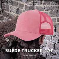 Casquettes de baseball trucker en maille 5 panneaux de haute qualité, style vintage, avec logo personnalisé, sportives, urbaines, formelles, unisexe, en polyester/coton, quatre modèles