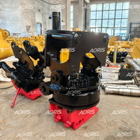 AORIS OEM/ODM disponible, coupleur rapide inclinable et rotatif S40 à 45 degrés, rotateur hydraulique inclinable pour excavatrice de 4 à 6 tonnes