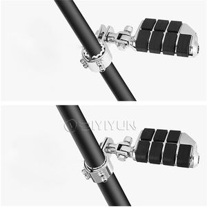 Repose-pieds de moto en acier inoxydable, pour Harley <span class=keywords><strong>Sportster</strong></span> 883 et 1200 XL, barres de protection du moteur, pédale de pied hautes voies - Product Image 3