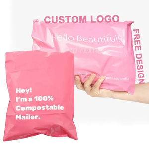 Compostable Cornstarch <b>PLA</b> PBAT Biodegradable T-Shirt PE Bioplastic Bags Carry Custom Eco Friendly Shopping Bags Exhibition - Product Image 3