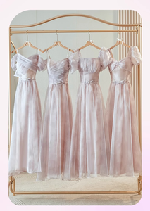 <span class=keywords><strong>Vestiti</strong></span> <span class=keywords><strong>da</strong></span> damigella nuziale Cheongsam a collo quadrato francese alla moda abiti <span class=keywords><strong>da</strong></span> <span class=keywords><strong>donna</strong></span> con cinturini a cravatta abito <span class=keywords><strong>da</strong></span> sera Vestidos delicati - Product Image 2