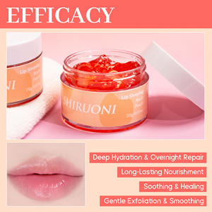 Label privé Baume à Lèvres au <span class=keywords><strong>Miel</strong></span> Bio Vegan Pêche Naturel Anti-dessèchement Hydratant Lèvres <span class=keywords><strong>Masque</strong></span> de Sommeil - Product Image 6