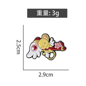 Sming Pins Manga japonesa esmalte Pin dibujos animados broche Pines solapa Pins insignia en mochila accesorios de disfraz joyería de Anime - Product Image 6