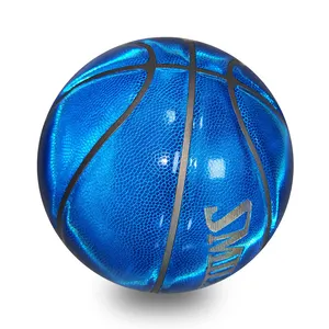 Hete Verkoop Mooie Kwaliteit Op Maat Gemaakt Zonder Logo Kleurrijk Basketbal Pu Lederen Indoor Basketbal Officiële 29.5