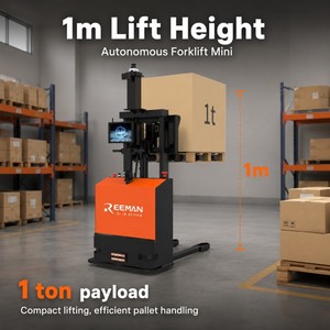 Robot compact de manutention de palettes autonome MINI Stackerman pour entrepôts, secteurs de la santé et logistique industrielle - Product Image 1