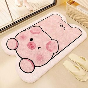 Custom New Modern Cartoon Printed Home & Hotel Use Bathroom Floor <b>Mat</b> Non-slip Absorbent Quick Dry Bath Accessory - Product Image 6