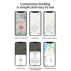 Bluetooth hava etiketi GPS izci akıllı Ultra ince manyetik Suciton şarj kartı cüzdan bulucu çocuklar için evcil