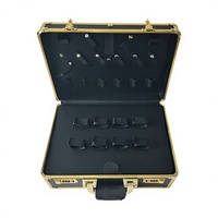 Valise de transport robuste en aluminium anti-odeur pour barbier et coiffeur, avec fermeture à cadenas, pour tondeuses, coupe-cheveux, ciseaux, peignes, idéale pour les voyages
