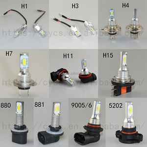 Xe Bóng đèn 12V LED Đèn pha H1 LED Đèn sương mù xe máy H1 3570 2smd nổi bật giải mã Xe Sương Mù xe máy Đèn tín hiệu rẽ H1 - Product Image 6
