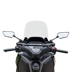 กระจกมองหลังสำหรับ Yamaha XMAX ปี 2025-2026, กระจกมองหลังแบบย้ายตำแหน่งไปด้านหน้าพร้อมขายึดกระจกบังลมยกสูง - Product Image 4