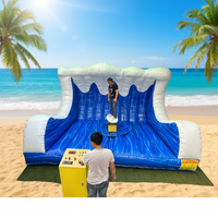 Simulateur de surf mécanique gonflable en promotion – Jeu de planche de surf pour le plaisir en plein air
