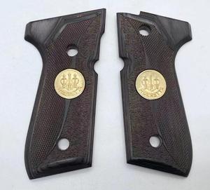 Tay cầm súng CNC cao cấp màu đỏ, kiểu Anbi-safty Cut, vân gỗ kim cương ép nhiều lớp, chiến thuật, dành cho 92F - Product Image 6