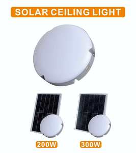 Vente d'usine, plafonnier solaire LED IP44 à haut lumen 2000lm 400w pour la maison, cour, entrée, couloir, allée, éclairage mural - Product Image 6