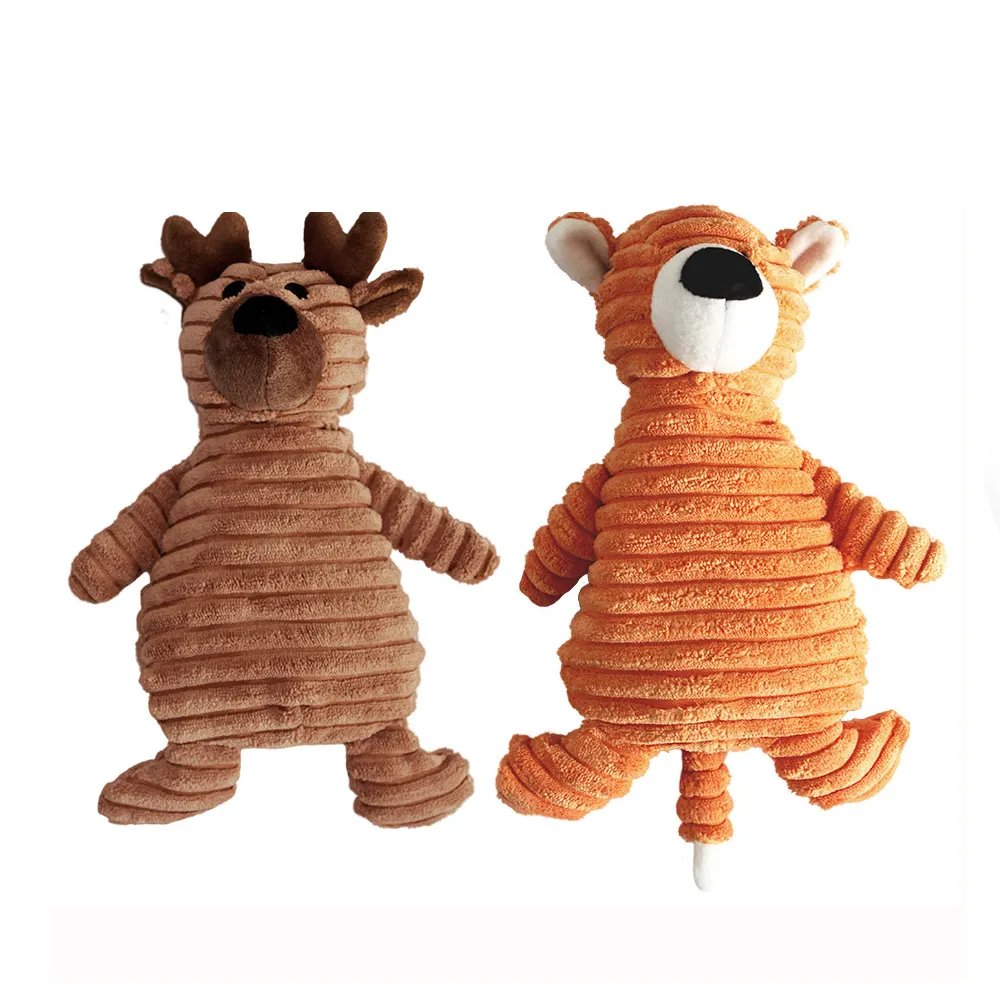 Qbellpet 도매 맞춤형 귀여운 인형 동물 봉제 장난감 개 보컬 봉제 장난감 애완 동물 용품 장난감