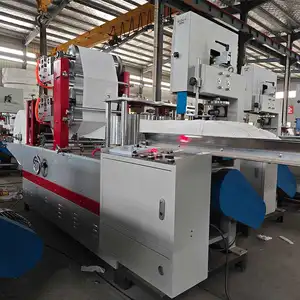 Machine de fabrication de serviettes pliantes en relief entièrement automatique Machine à serviettes en papier