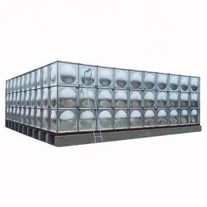 hot galvanized steel flexible insulated water storage Fire water tank