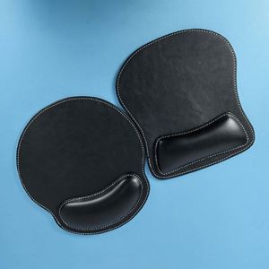 Wholesale Leather Guard Mouse With Rubber Bottom Memory Foam Dirt Resistant Wrist Rest Pad for Business & Promotions - Product Image 1