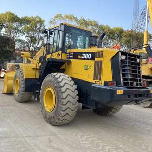 Japón Komatsu cargadoras de ruedas WA380 -6 excavadora usada KOMATSU WA300 precio bajo 380 en Shanghai - Product Image 1