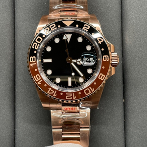 Nouvelle montre de luxe pour homme, modèle 2026, de haute qualité, en or rose avec verre saphir, fabriquée en Chine - Product Image 1