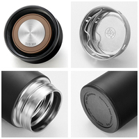 Thermos à température sous vide isolée en acier inoxydable à double paroi de 500ml personnalisées thermos intelligentes et numériques à DEL