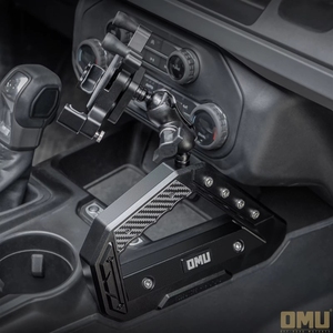Poignée de console centrale OMU de haute qualité et durable pour Bronco (2021-<span class=keywords><strong>2023</strong></span>) en aluminium/fibre de carbone, support de téléphone facile à installer - Product Image 3