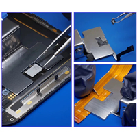 Outil de réparation de téléphone portable : pince pour câble flexible de circuit imprimé, outil de soudage pour câble flexible d'écran, support de fixation pour câble flexible