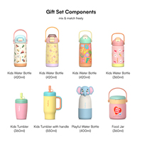 Boîte cadeau Hong Ling, nouveau design, gobelet isotherme en acier inoxydable pour enfants, mug à vide, ensemble cadeau, mug portable, vente en gros personnalisée