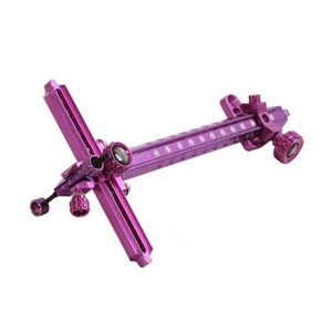 Mira de Arco de Tiro con Arco, Varilla Larga de <span class=keywords><strong>9</strong></span> Pulgadas, para Arco Recurvo y Flecha, Metálica, Ajustable, Accesorios de Tiro con Arco, Mira en Forma de T para Competición - Product Image 3