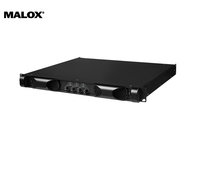 Amplificateur de puissance audio professionnel numérique de classe D MALOX DA8K4 à 4 canaux avec boîtier métallique, sortie 8000W pour utilisation en PA/à domicile