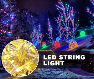 Luci LED a Stringa Impermeabili per Natale 10M 20M 30M 50M 100M per Interni ed Esterni, Decorazioni per Feste Natalizie e Matrimoni - Product Image 6