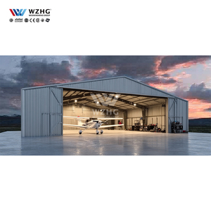 Estructura Peb Hangar de aviones Almacén Taller de acero Hangar de metal Pr Fabricado con estructuras de vano - Product Image 1